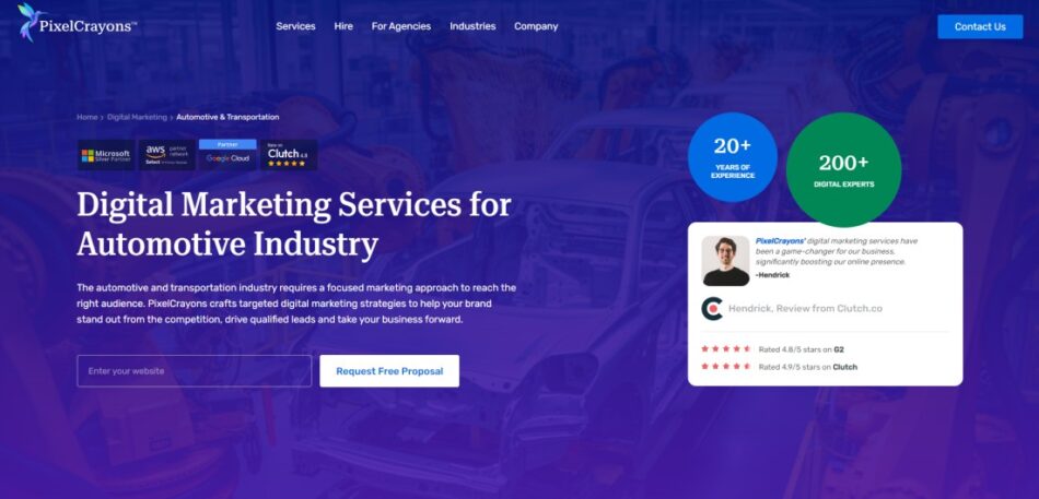 Online Marketing Services for Automotive Companies