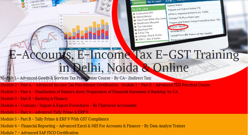 Accounting Course in Delhi, “Learn Direct Tax Code 2025” 110091, [ GST Update 2025] by SLA Accounting