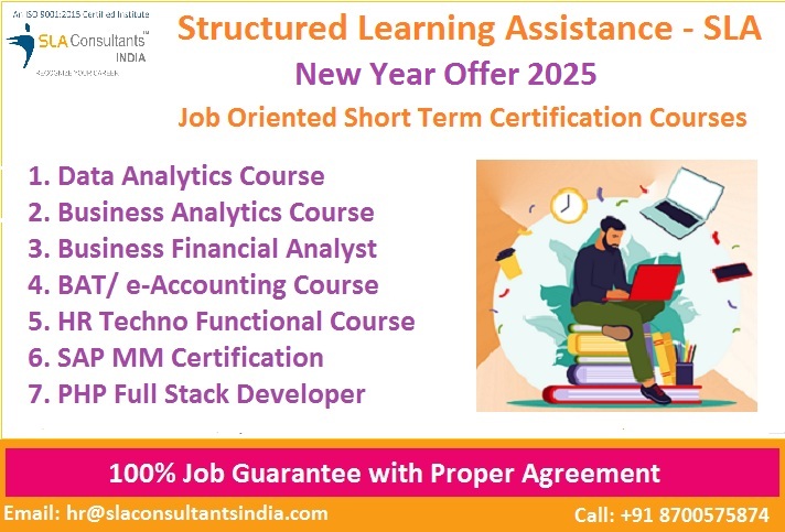 Accounting Course in Delhi, 110081, Top Google Rated [100% Job] SLA Consultants India, Free SAP Finance FICO Training Certification, “Republic Day Offer 2025”