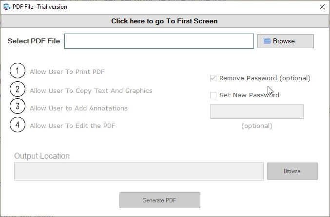 Open Password-Protected PDF with PDFCHAMP Remover