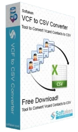 Export Contacts from vCard into CSV by Softaken